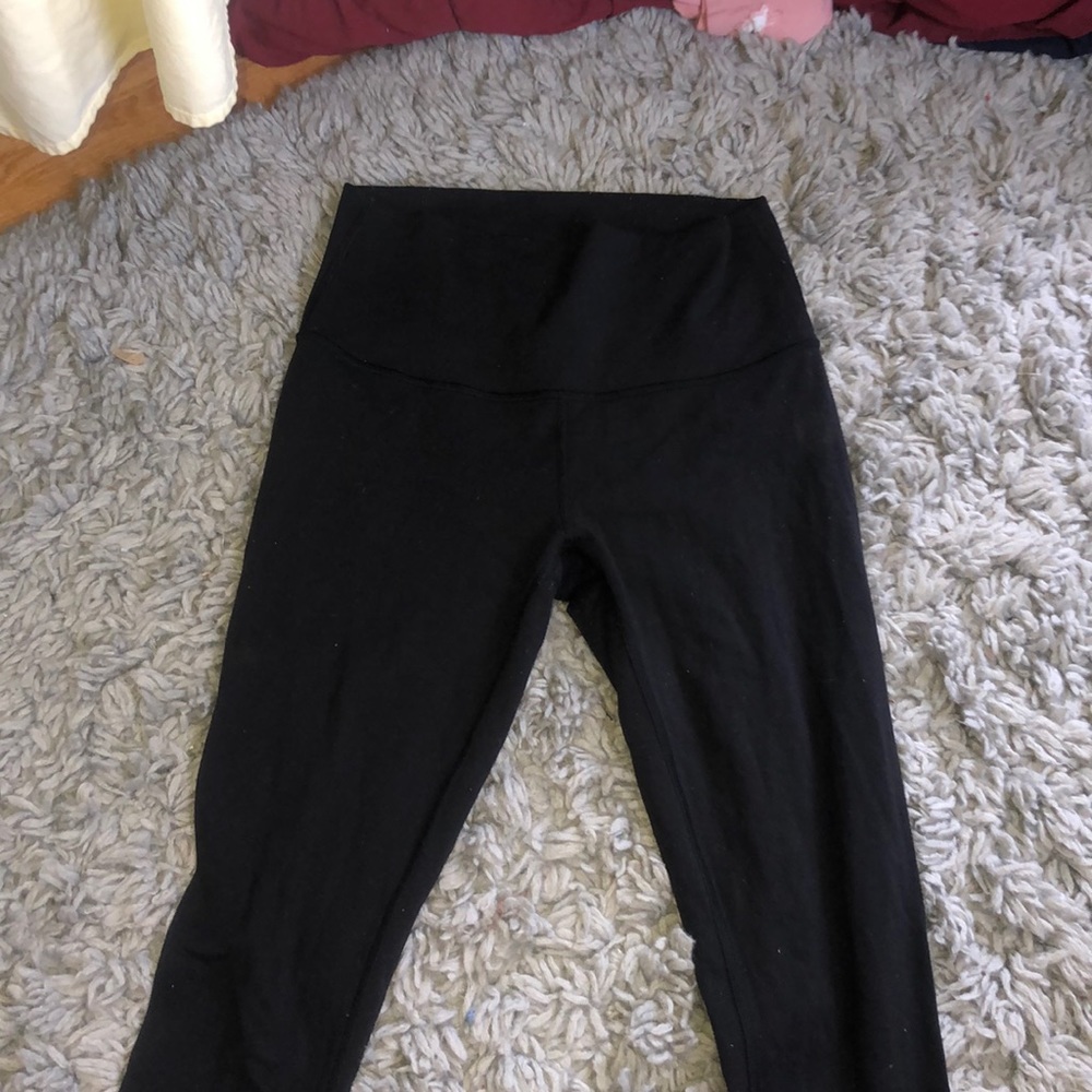 Black lululemon leggings 7/8